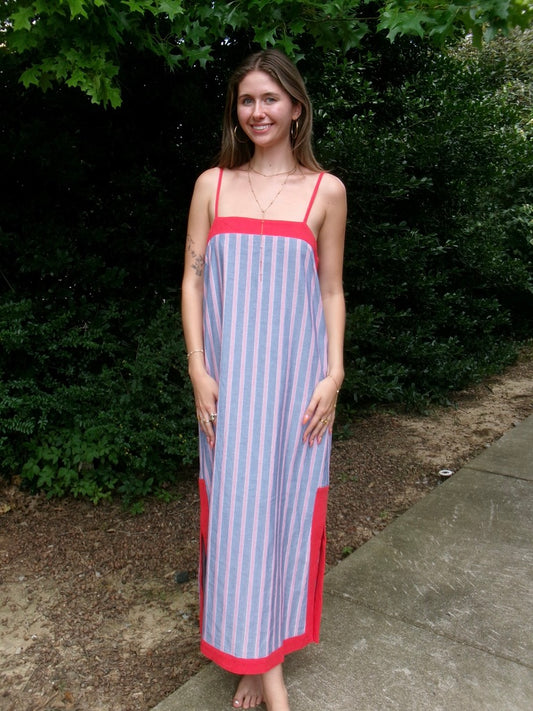 Sandra Stripe Tube Dress