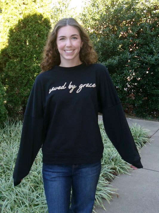 Saved By Grace Crewneck