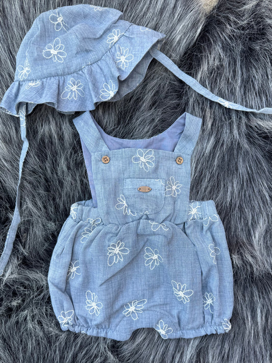 Lil Carmy Overall w/ Hat