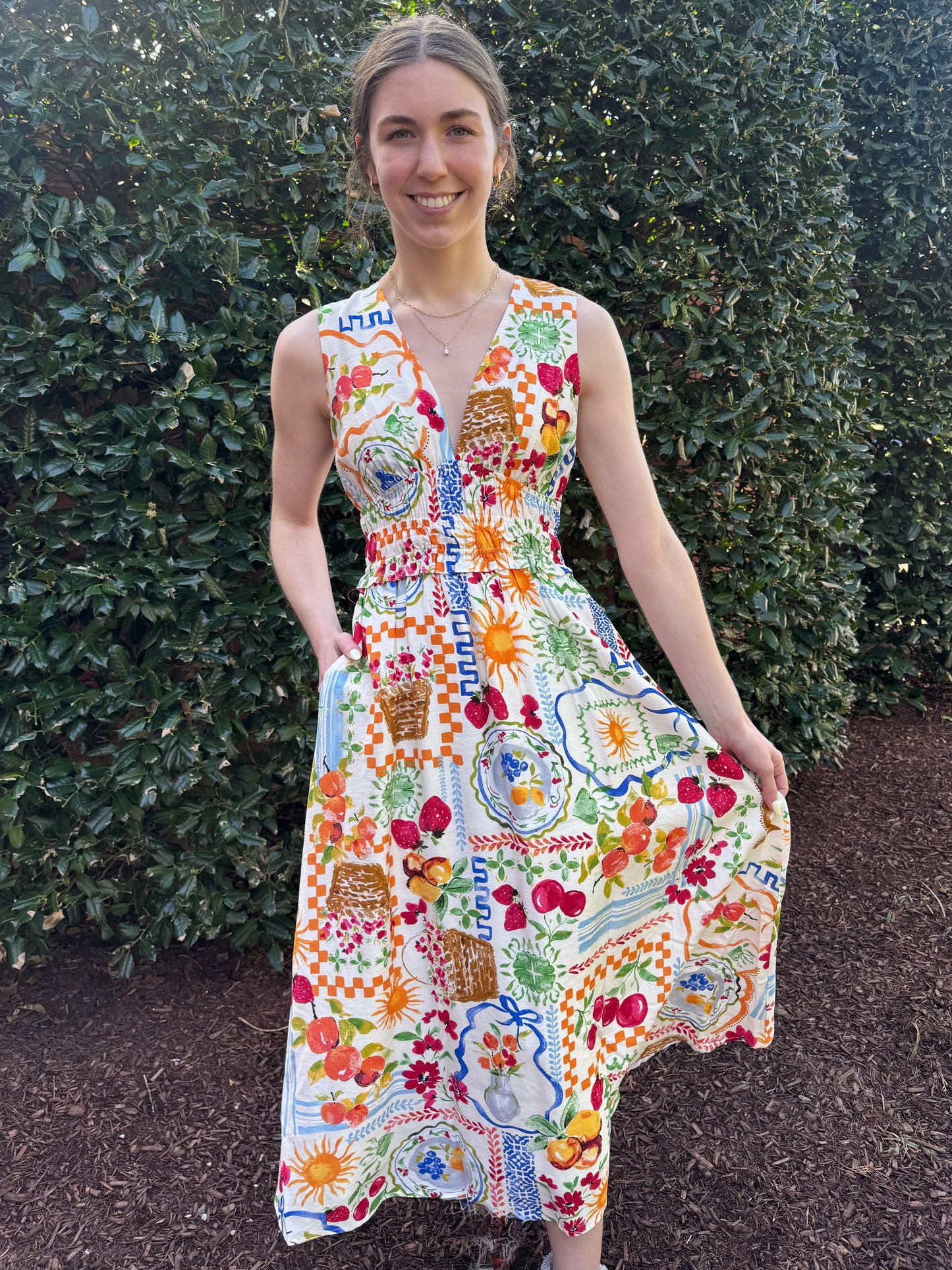 Summer's in Session Fruit Dress