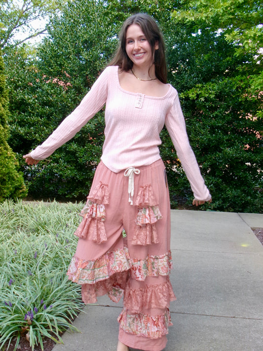 Powder Pink Dreamy Long Sleeve