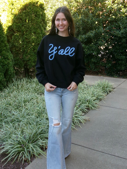 Ya'll Puffy Crewneck