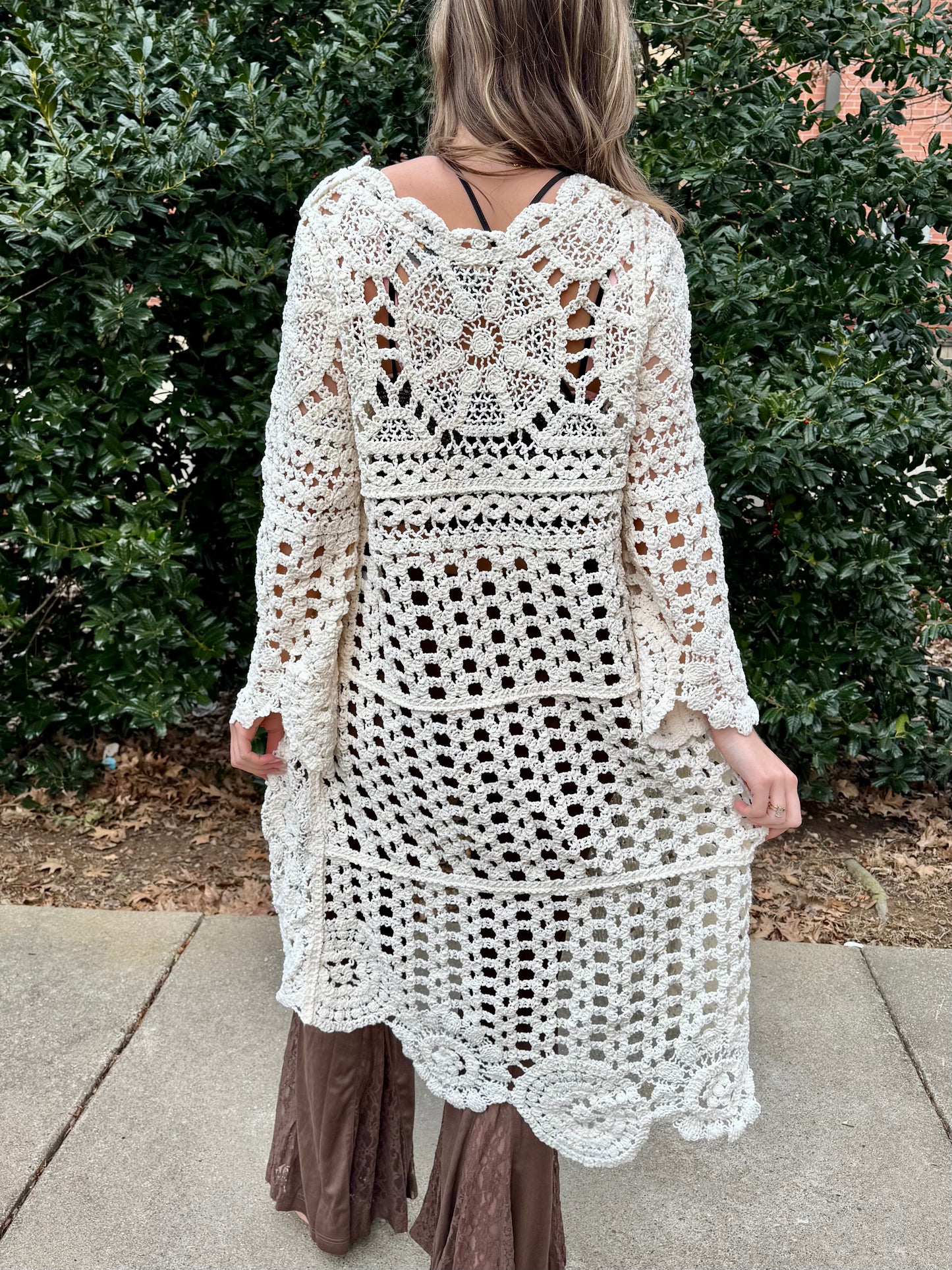 Sunny Day Hi-Lo Crochet Tunic