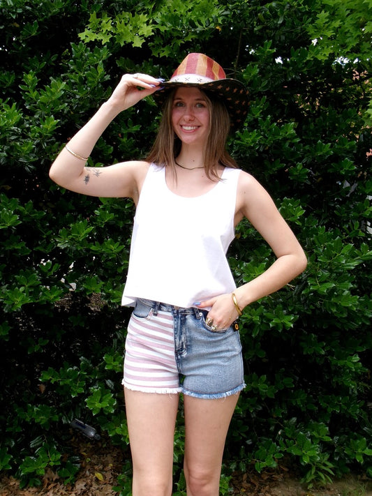 Stars & Stripes Denim Shorts
