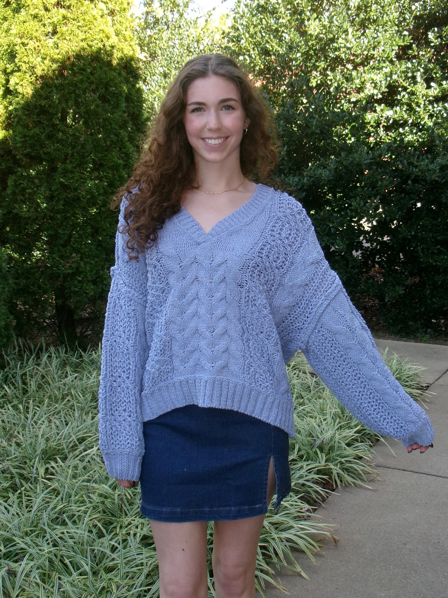 Blueberry Fizz Sweater