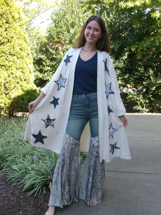 Starlight Serenade Patchwork Duster