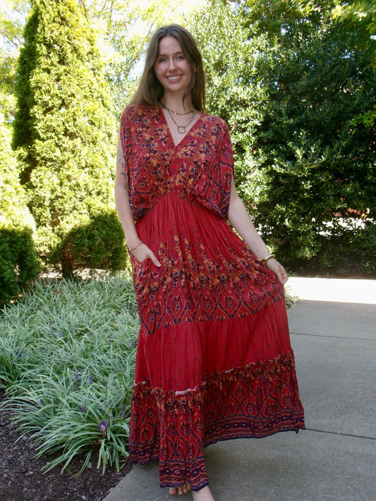 Raspberry Tart Autumn Dress