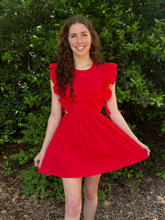 Lacie Berry Mini Dress
