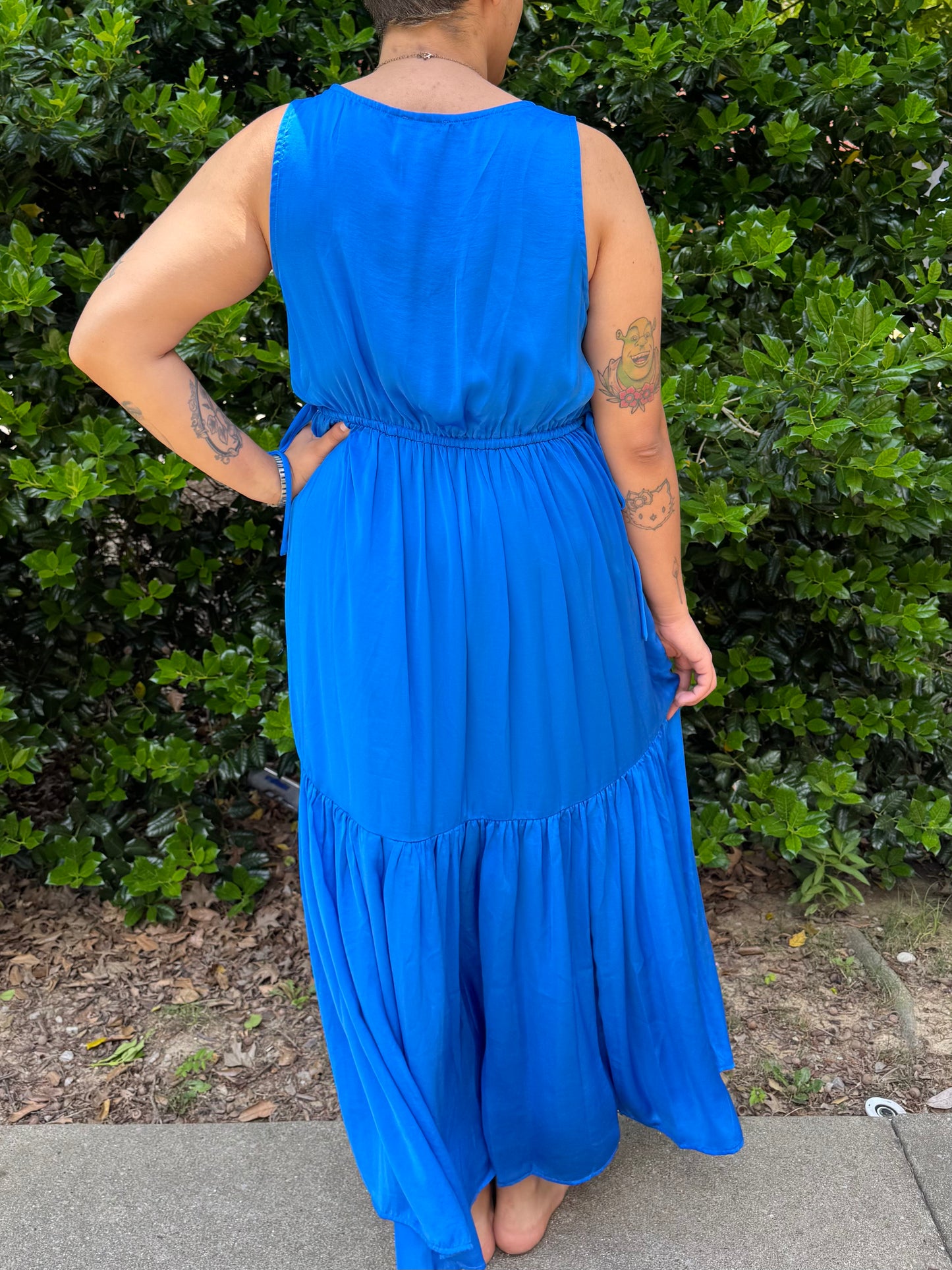 Lost at Sea Tiered Dress