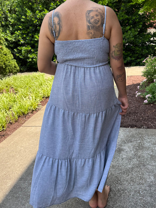 Ruthie Crochet Trim Dress
