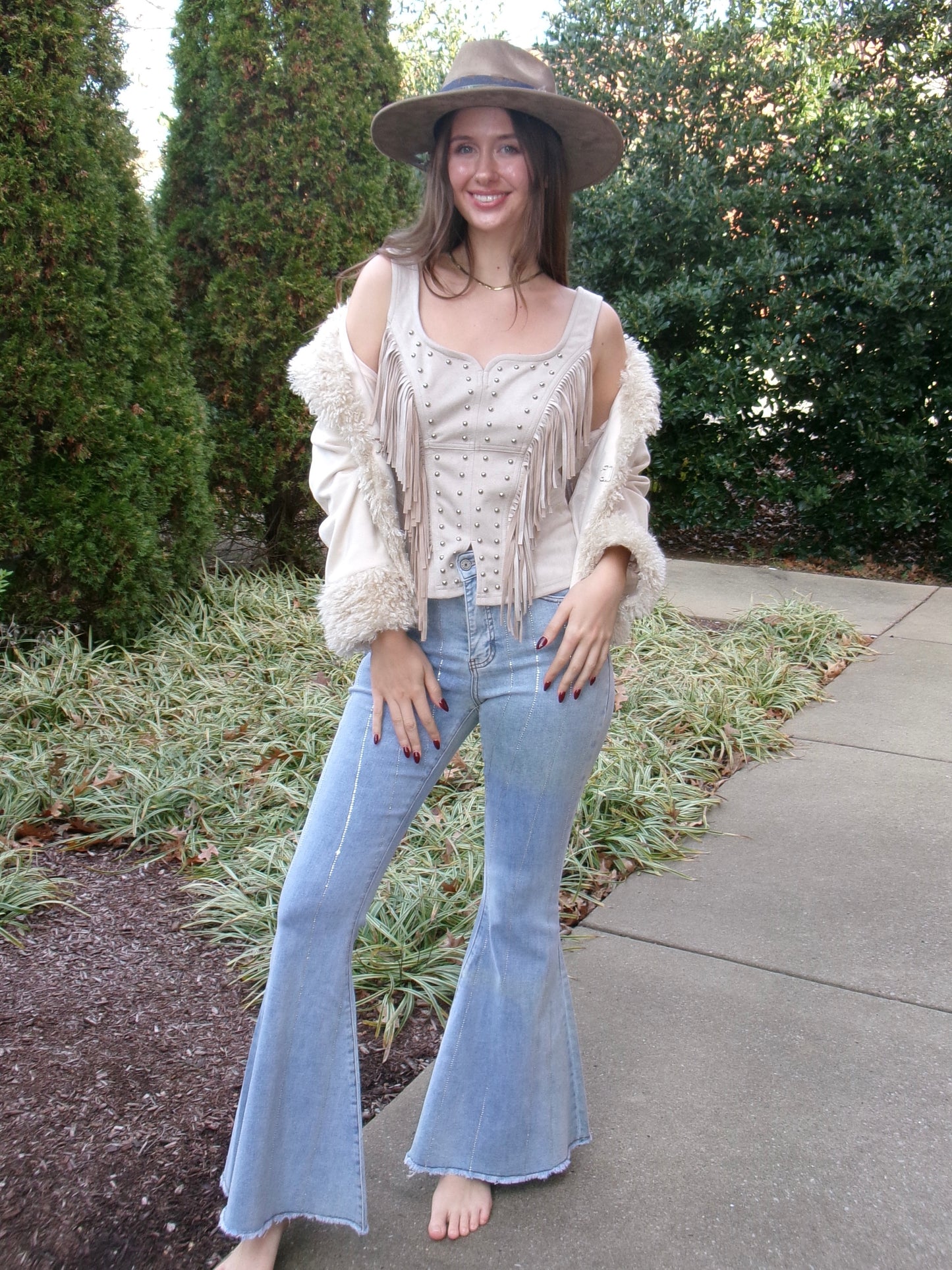 Hay Gal Fringe Corset