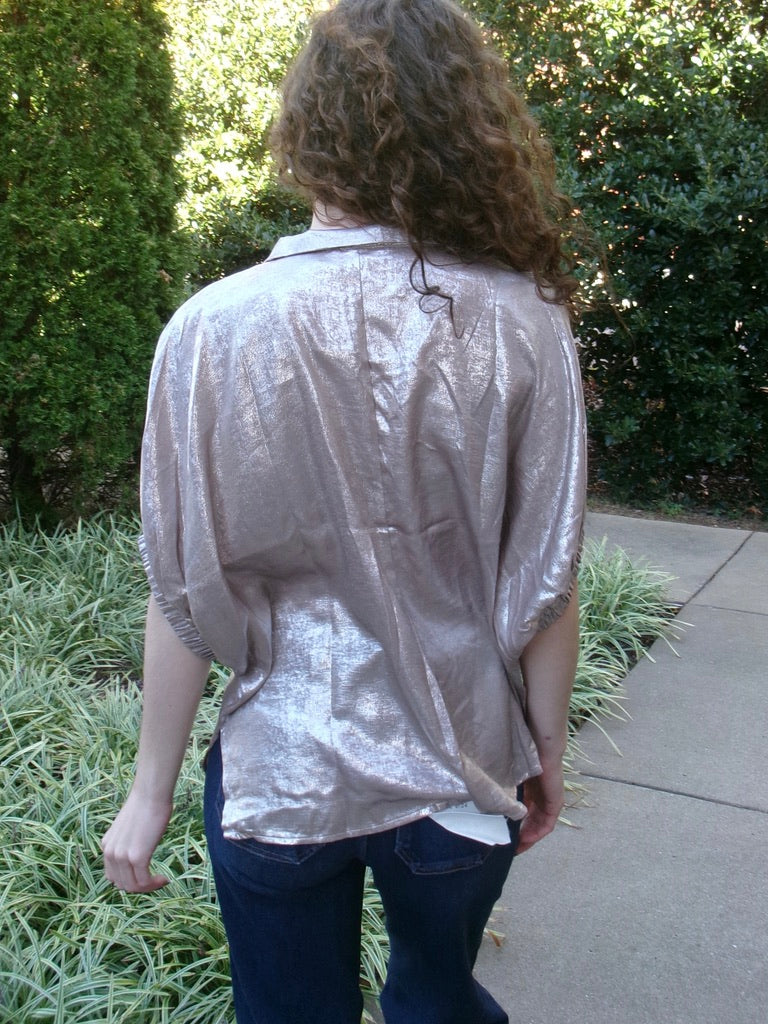 Dewy Glow Shimmer Blouse