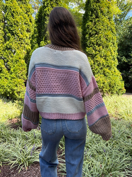 Powder Knit Bubble Gum Sweater