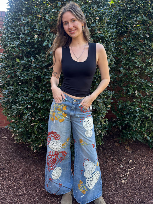 Lydias New Embroidered Jeans