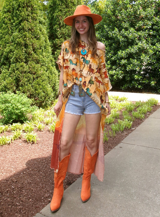 Horse Rider Hi-Lo Tunic