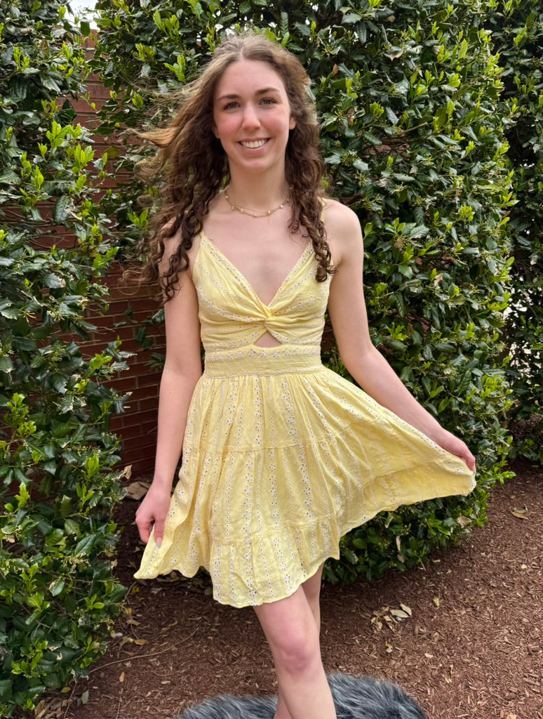 Dancing Daisies Eyelet Sundress