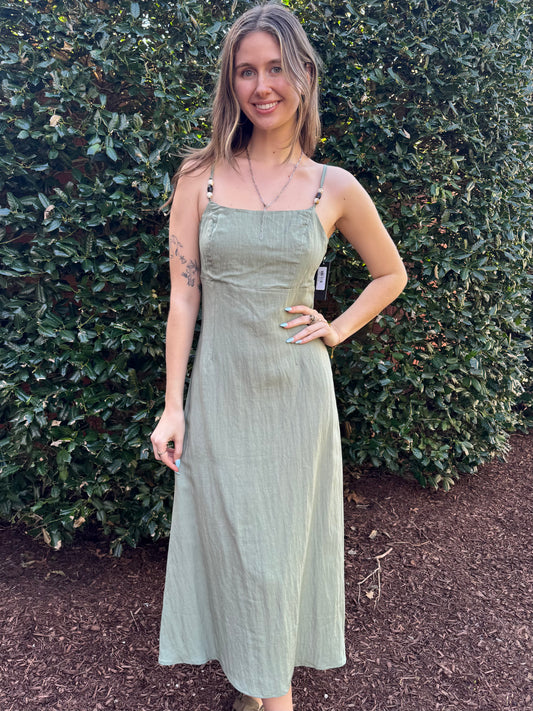 Kiwi Bead Strap Dress