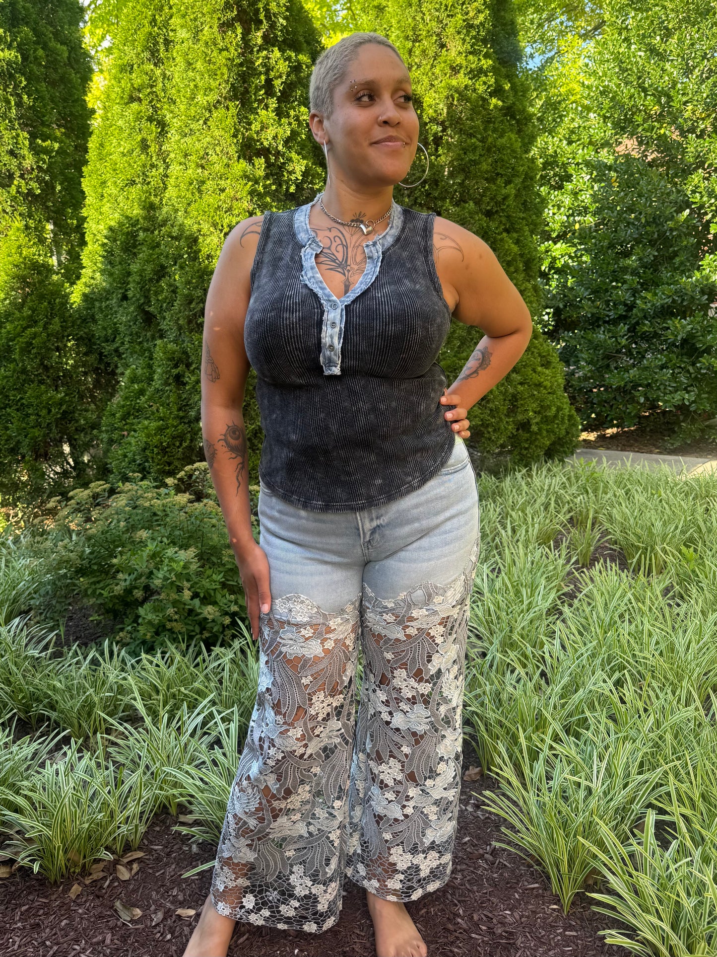 Soar High Lace Jean