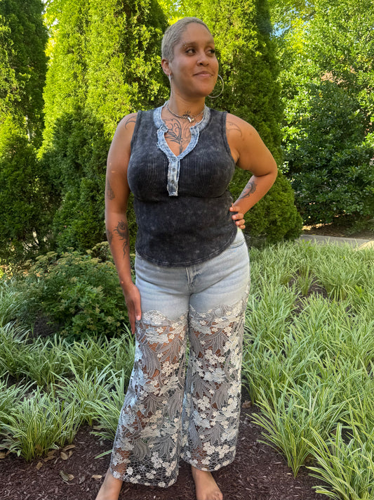 Soar High Lace Jean