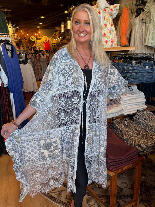 Spirit Guided Lace Kimono