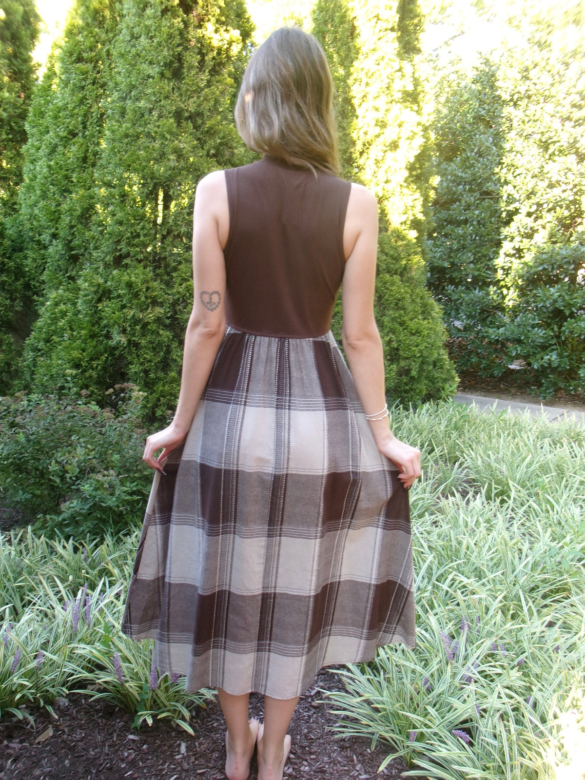 Isobelle Plaid Mock Dress
