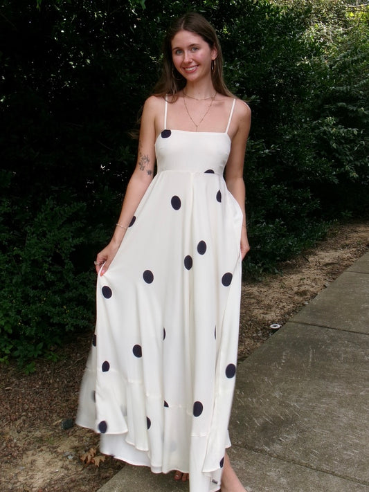 Feeling Polka Maxi Dress