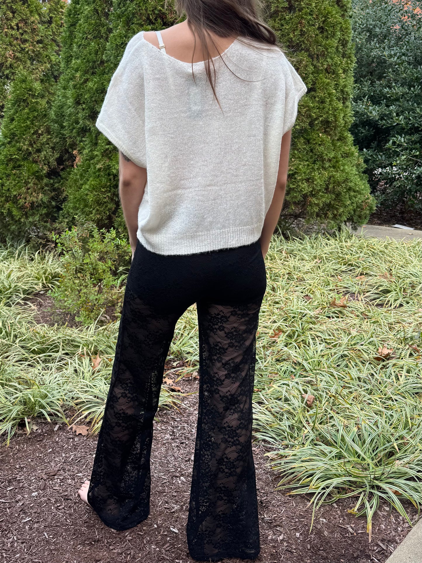 Lady Luxe Lace Trouser