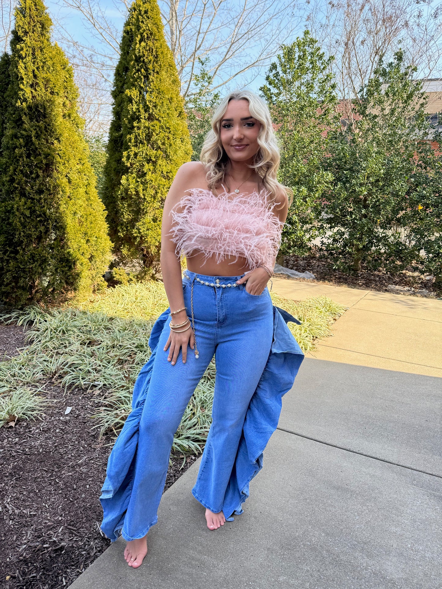 Over The Top Ruffle Flares