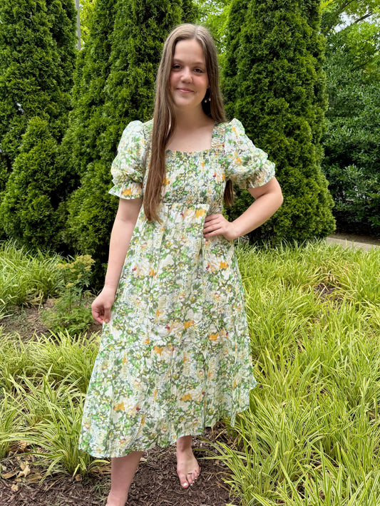 Secret Garden Midi Dress