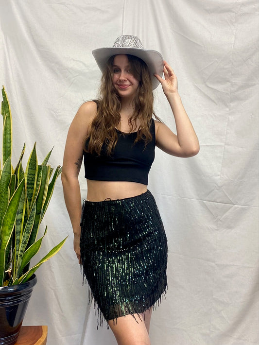 LA Gal Sequin Skirt