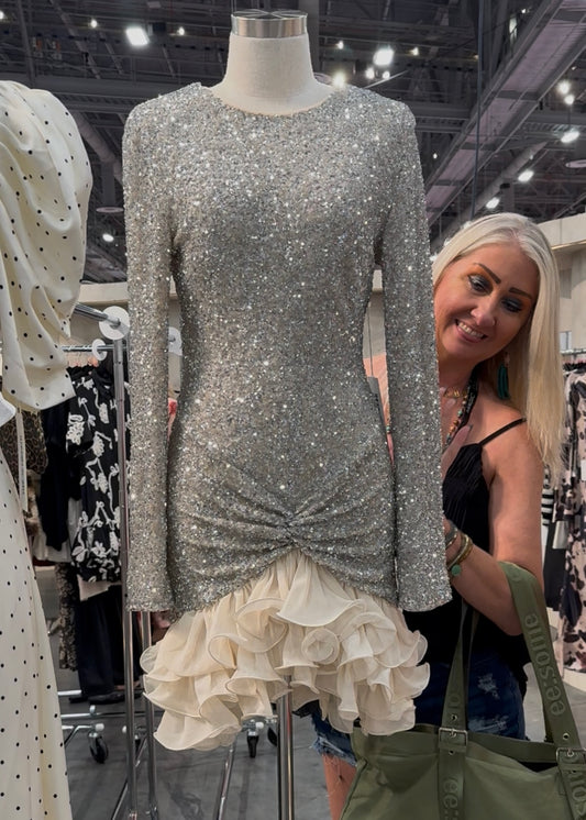 Demi Sequin Showgirl Dress