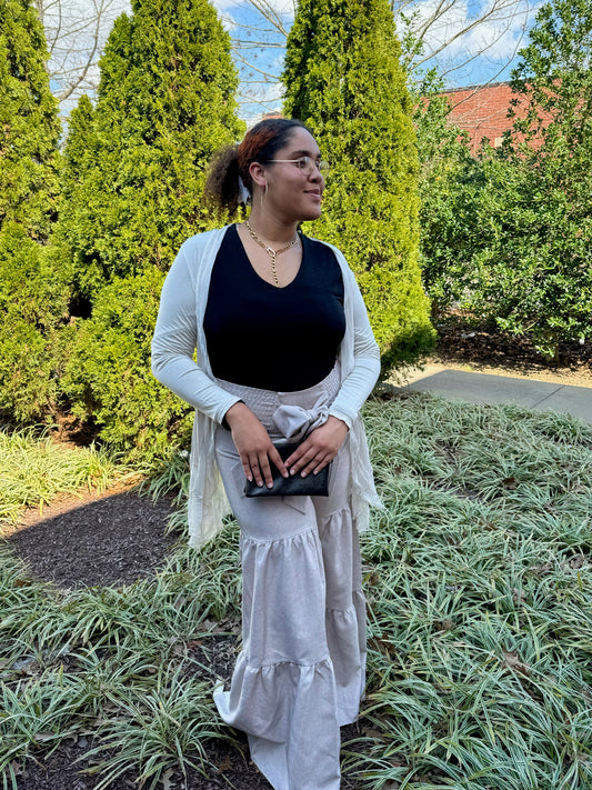 Curtain Tiered Wide Leg