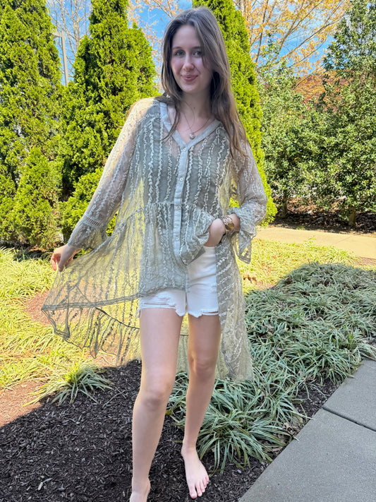 Garden Bliss Kimono/Top