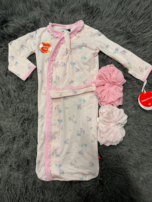 MM Elephant Meadow Gown Set