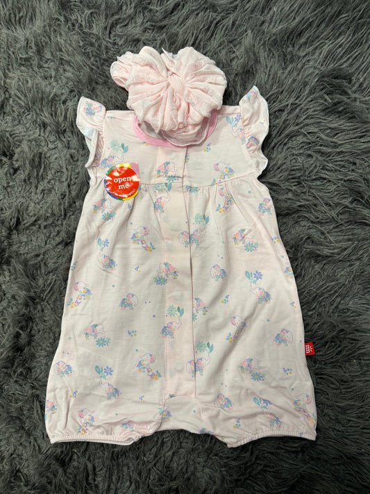 MM Elephant Meadow Romper