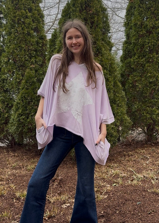 Lavender Star Tee