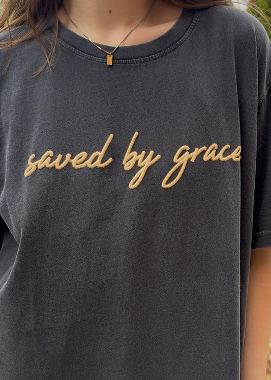 Saved By Grace Puffy Tee