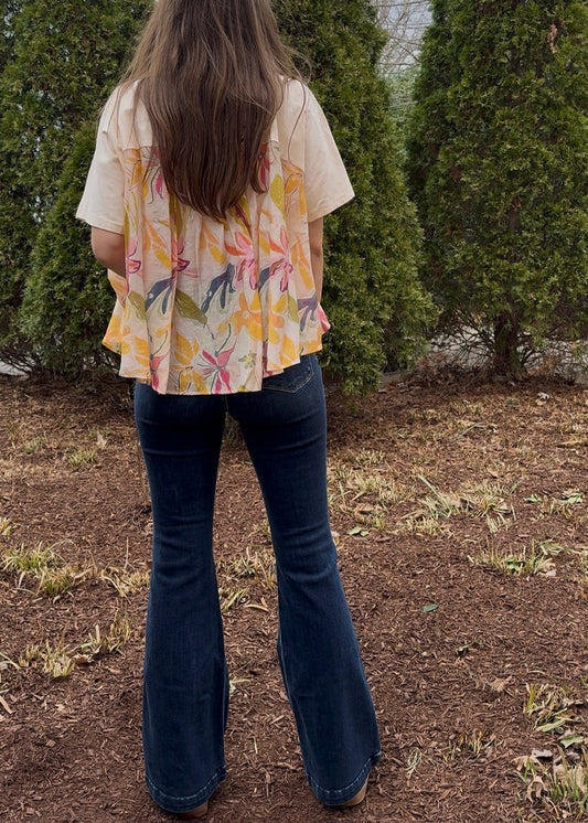 Peace, Love, & Flowers Top