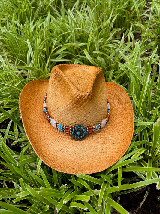 Fearless Turquoise Straw Hat