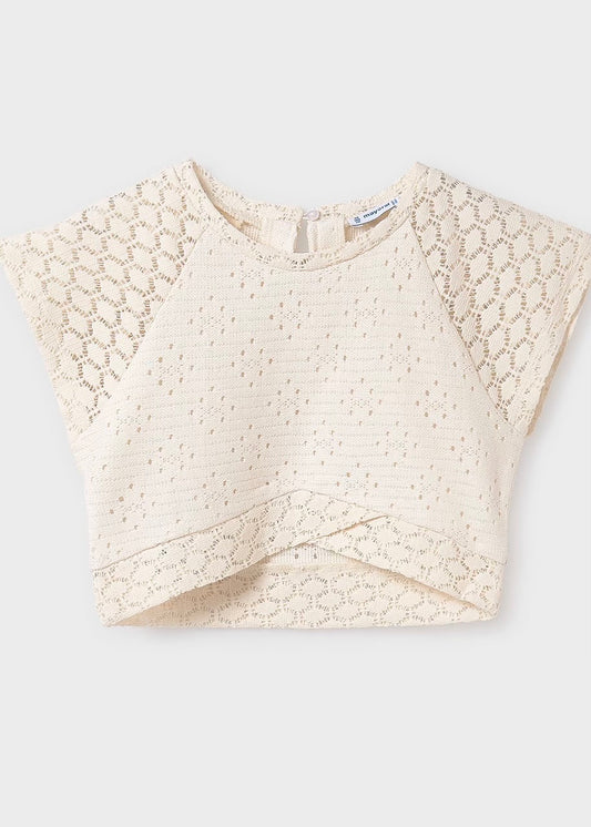 Lil Lace Crossover Tee