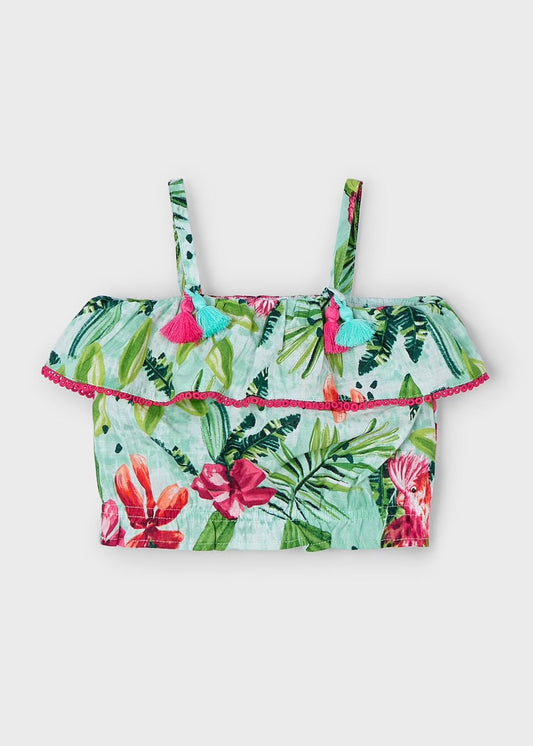 Lil Hibiscus Tropical Top