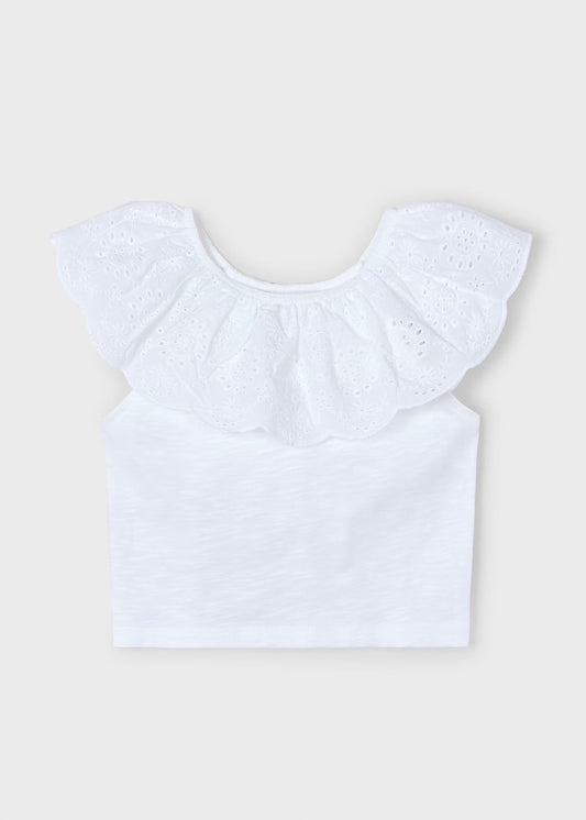 Lil Eyelet Yoke Top