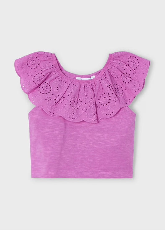 Lil Eyelet Yoke Top