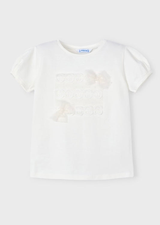 Lil Lace Bow Tee