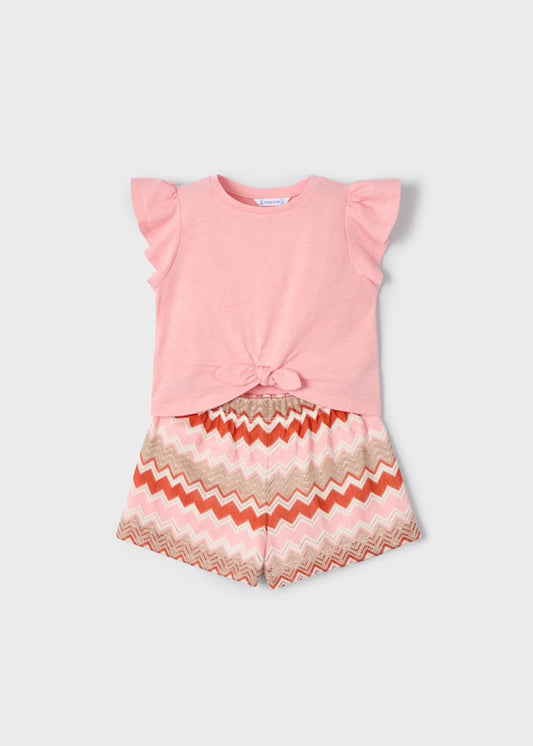 Lil Zig Zag Short Set