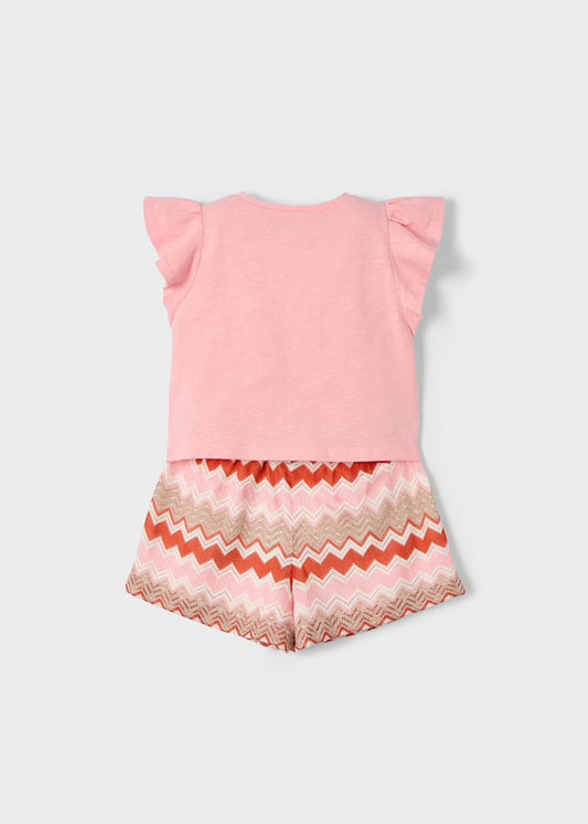 Lil Zig Zag Short Set