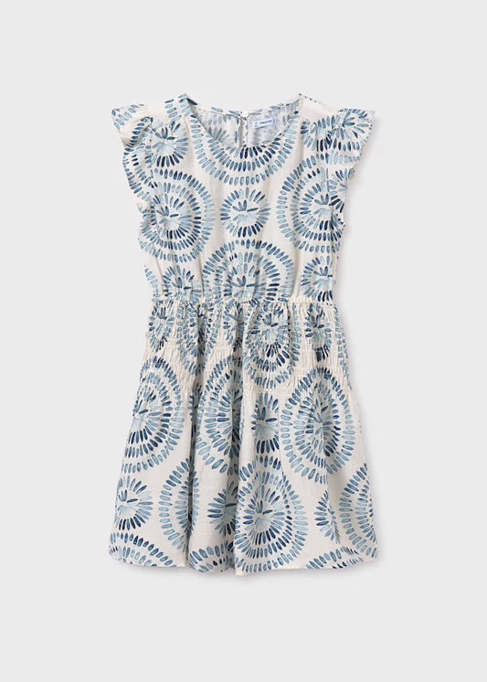 Lil Firework Smocked Dress
