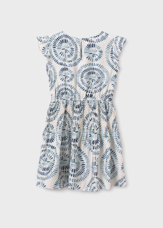 Lil Firework Smocked Dress