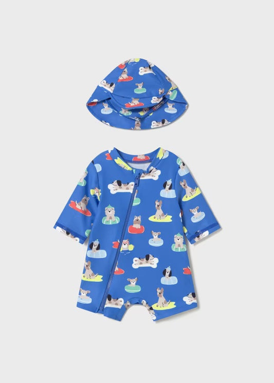 Lil Puppy Swimsuit w/ Hat