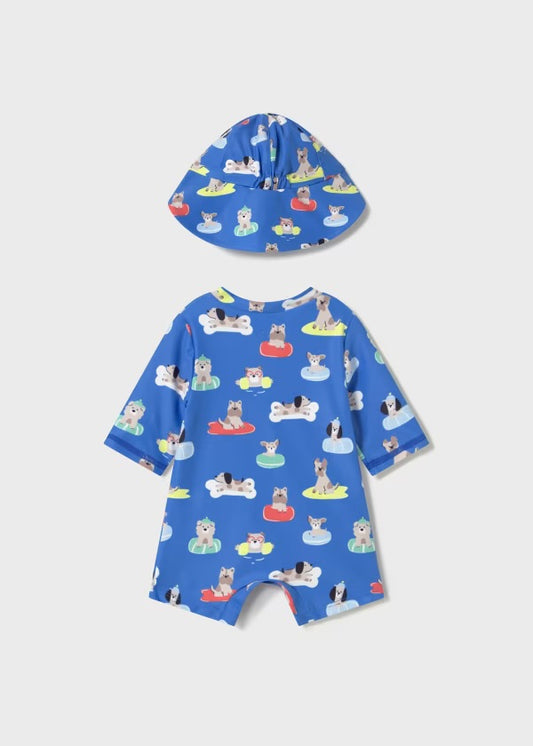Lil Puppy Swimsuit w/ Hat